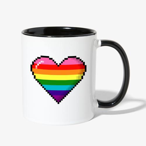 Gilbert Baker Original LGBTQ Gay Rainbow Pride 8- - Contrast Coffee Mug