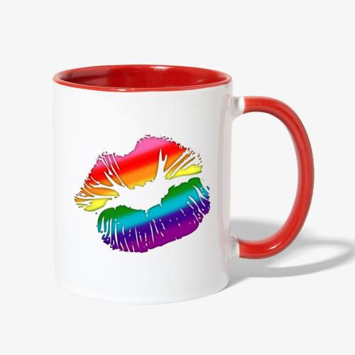 Original Gilbert Baker LGBTQ Love Rainbow Pride - Contrast Coffee Mug