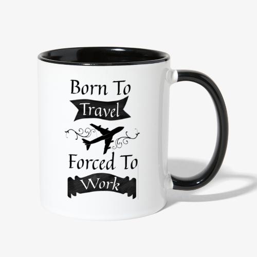 Born to Travel - Contrast Coffee Mug