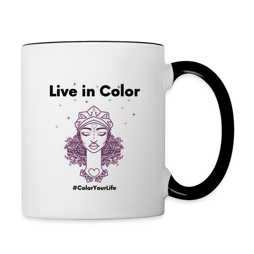 Live in Color - Contrast Coffee Mug