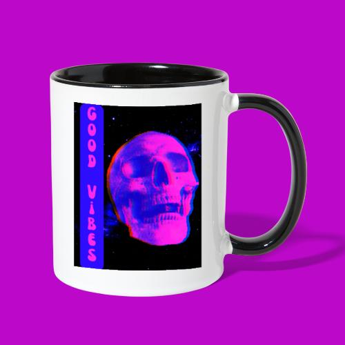 Retroskull Vibes - Contrast Coffee Mug