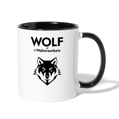 Wolf of Wallstreetbets - Contrast Coffee Mug
