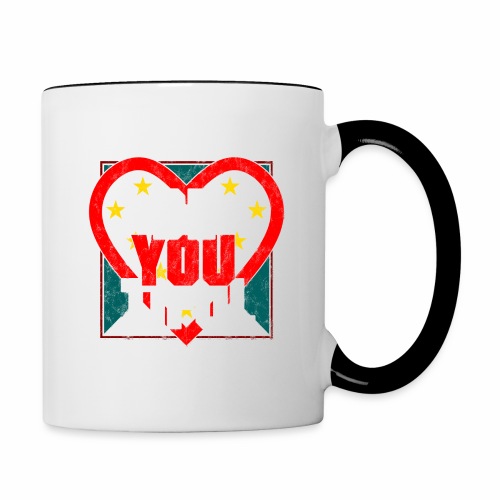 Beautiful BeYouTiful Heart Self Love Gift Ideas - Contrast Coffee Mug