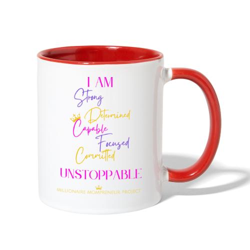 I am Unstoppable - Contrast Coffee Mug