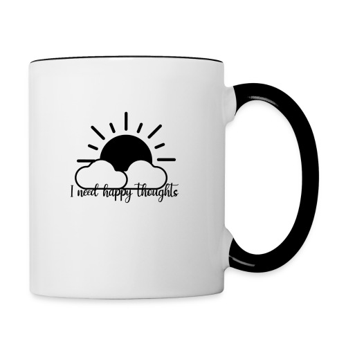 Happy Thoughts - Contrast Coffee Mug