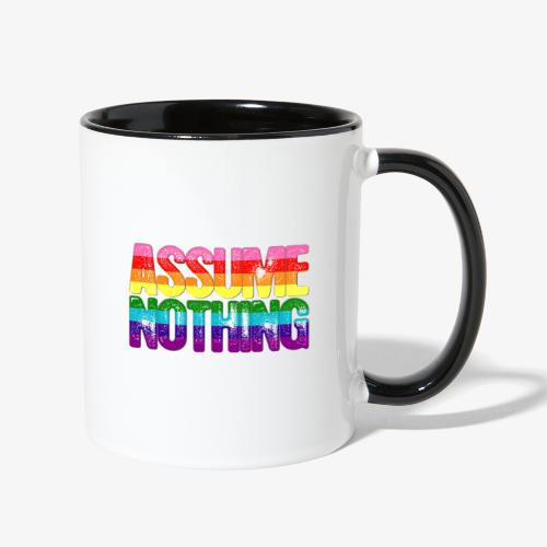 Assume Nothing Original Gilbert Baker LGBTQ Gay - Contrast Coffee Mug