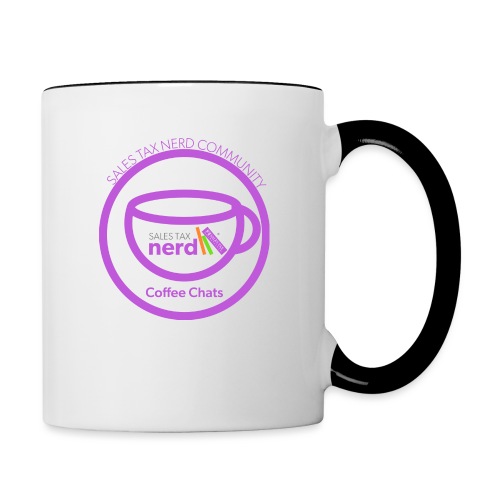 Sales Tax Nerd Community Coffee Chat - Contrast Coffee Mug