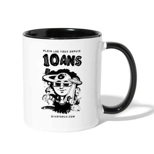 Full black eyes - Contrast Coffee Mug