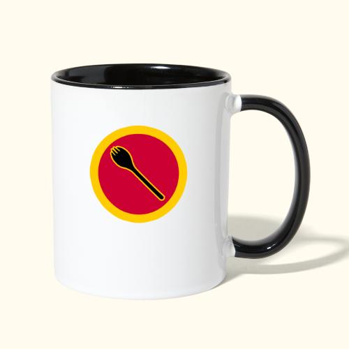 spork superhero classic - Contrast Coffee Mug