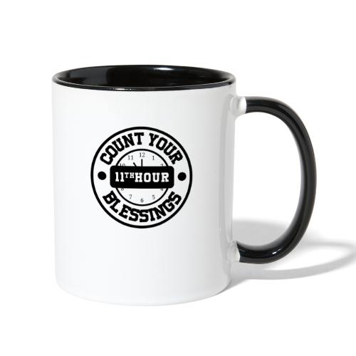 11th Hour - Count Your Blessings - Circle - Contrast Coffee Mug