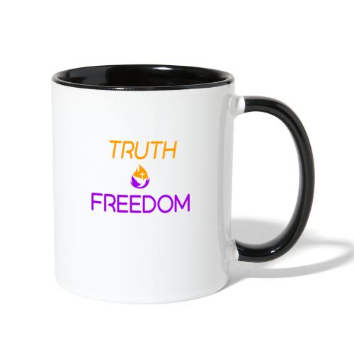 truth freedom flame colour trsp - Contrast Coffee Mug