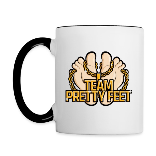Team Pretty Feet™ Gold Chain - Contrast Coffee Mug