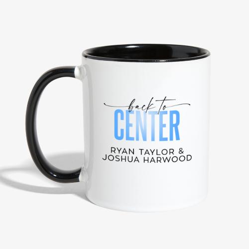 Back to Center Title Black - Contrast Coffee Mug
