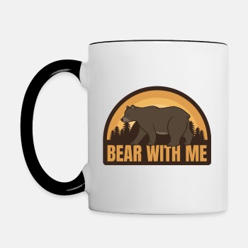 Bear with me - Coloured mug
