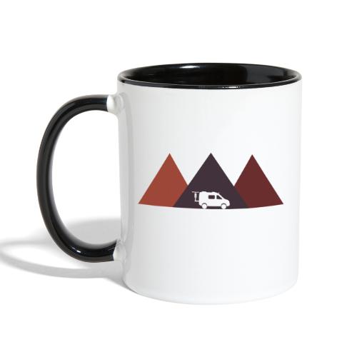 Three Brown Mountains - Contrast Coffee Mug
