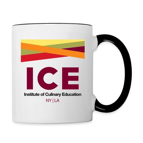 ICE Logo - Black Font - Contrast Coffee Mug
