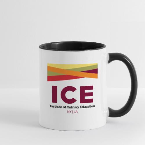 ICE Logo - Black Font - Contrast Coffee Mug