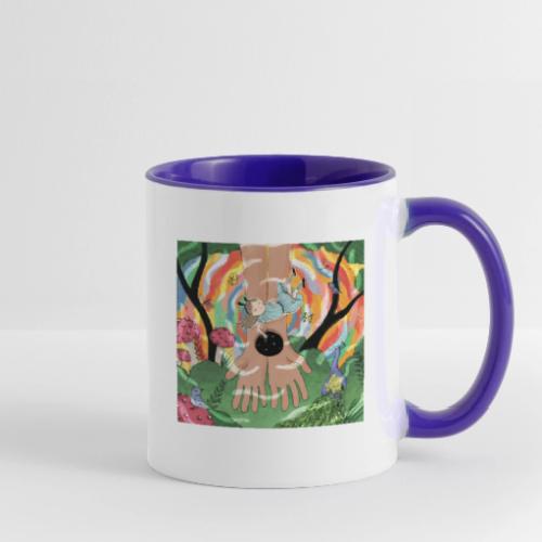 Falling into Jesus' Wonderland - Contrast Coffee Mug
