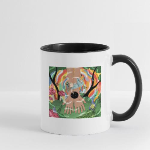Falling into Jesus' Wonderland - Contrast Coffee Mug