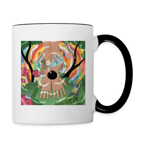 Falling into Jesus' Wonderland - Contrast Coffee Mug
