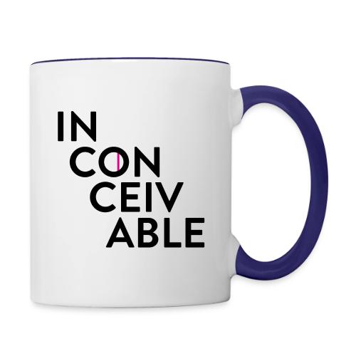 inconceivable Logo - Contrast Coffee Mug