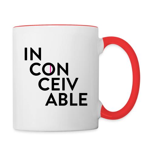 inconceivable Logo - Contrast Coffee Mug