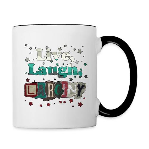 Live Laugh Larceny Stars - Contrast Coffee Mug