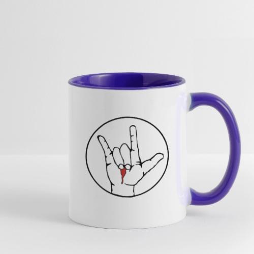 Jesus loves you - Contrast Coffee Mug