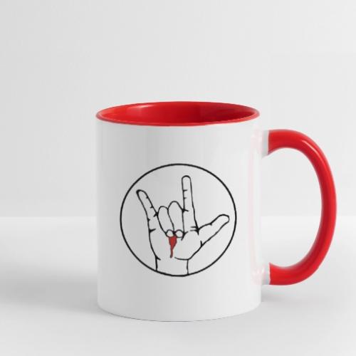 Jesus loves you - Contrast Coffee Mug