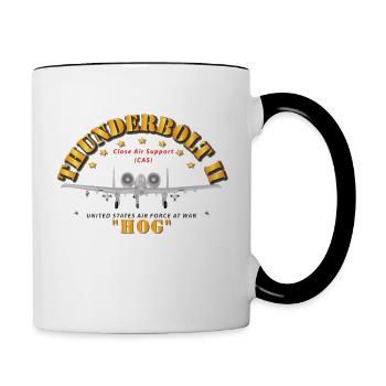 A-10A Thunderbolt II - Contrast Coffee Mug - white/black - Right
