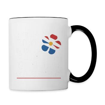 Puerto Rico Is Not Floating Island Graphic - Contrast Coffee Mug - white/black - Right