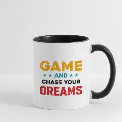Enjoy The Game, Chase Your Dreams - Contrast Coffee Mug
