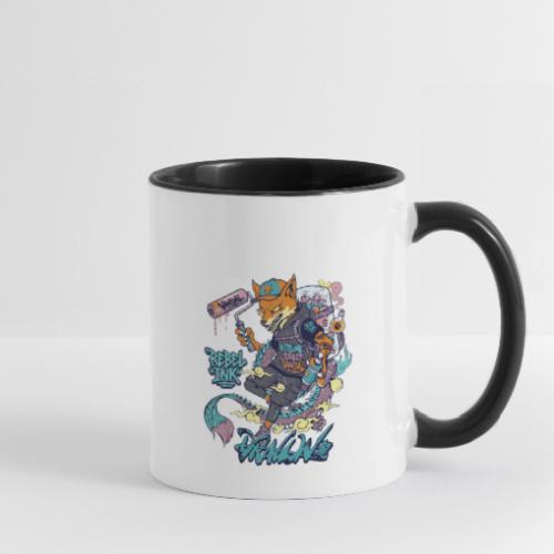 Kitsune Street Rebel - Contrast Coffee Mug