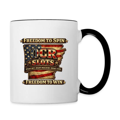 Freedom to Spin Arkansas Caps & Mugs - Contrast Coffee Mug