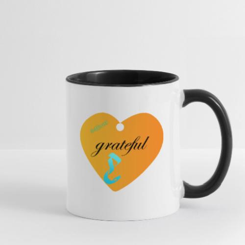 GRATEFUL - Contrast Coffee Mug
