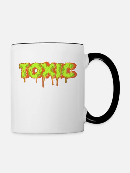 Toxic - Contrast Coffee Mug - white/black