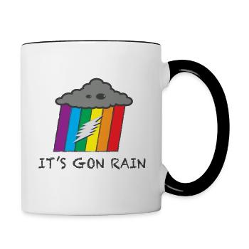 Spectrum Squall V2: its gon rain cloud weather - Contrast Coffee Mug - white/black - Right