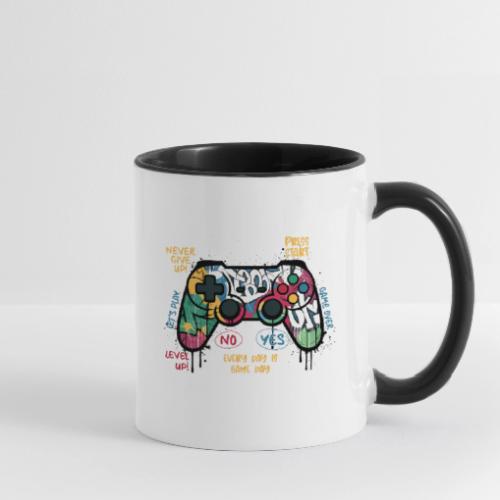 Game Day Graffiti Controller - Contrast Coffee Mug