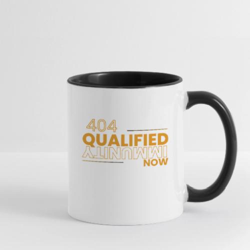 404 Qualified Immunity NOW - Contrast Coffee Mug