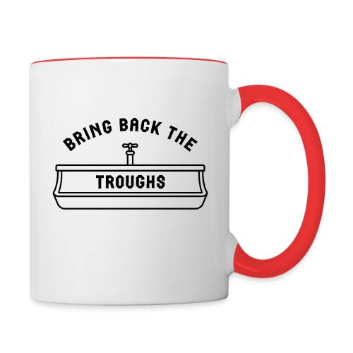 Bring Back The Troughs - Contrast Coffee Mug