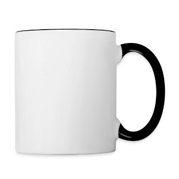 ATTICUS Garamond White Print - Contrast Coffee Mug - white/black - Right