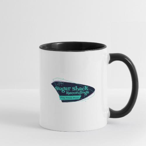 Mid Century Shack Blue Blue - Contrast Coffee Mug