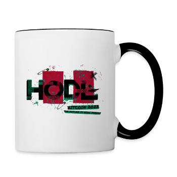 Bitcoin 2023 (Miami) - The Future is Now, Miami - Contrast Coffee Mug - white/black - Right