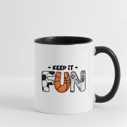 Keep It Fun: Sports & Gaming - Contrast Coffee Mug