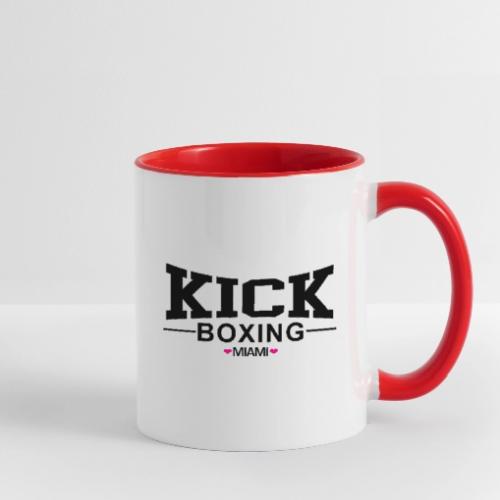 KICKBOXING MIAMI - Contrast Coffee Mug