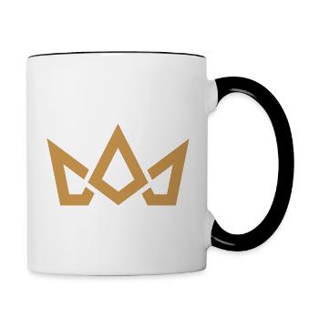 Disciple Factory Logo - Contrast Coffee Mug - white/black - Right