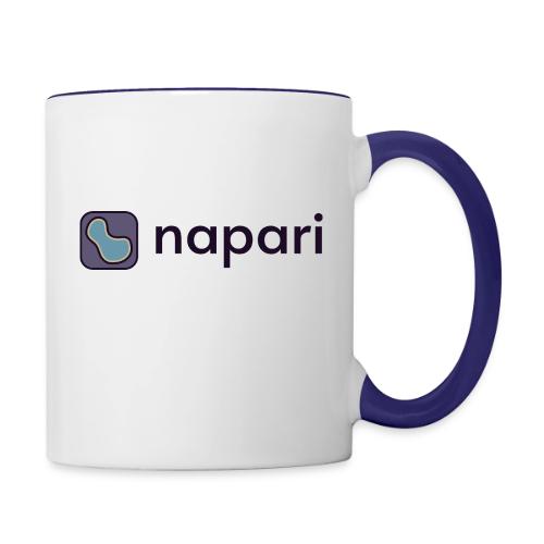 napari merch - Contrast Coffee Mug
