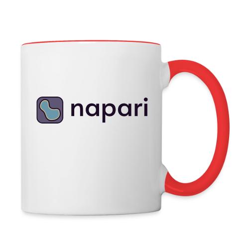 napari merch - Contrast Coffee Mug