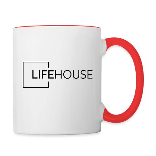 LH Logo Black - Contrast Coffee Mug
