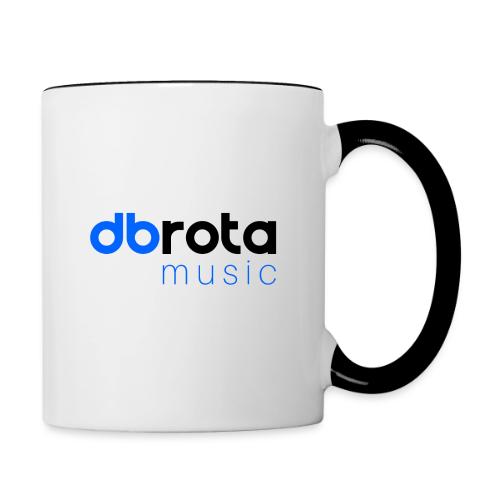 New dBrota Music Logo blk - Contrast Coffee Mug
